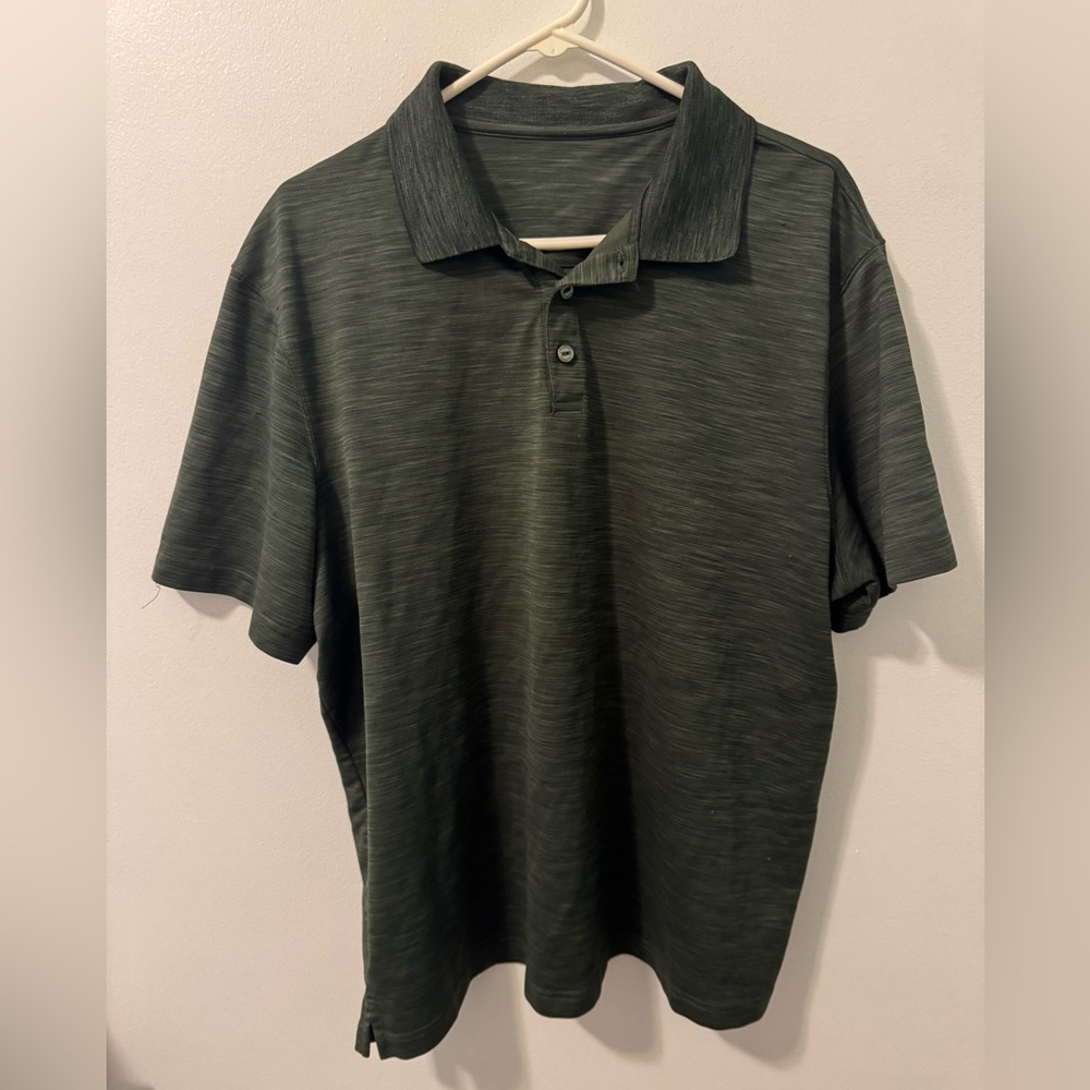 Haggar Men's Green Polo Shirt, Unknown Size